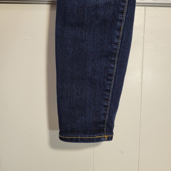 Gap Size 2 Classic Dark Wash Faded Denim Blue Skimmer Legging Skinny Jeans - Picture 4 of 9